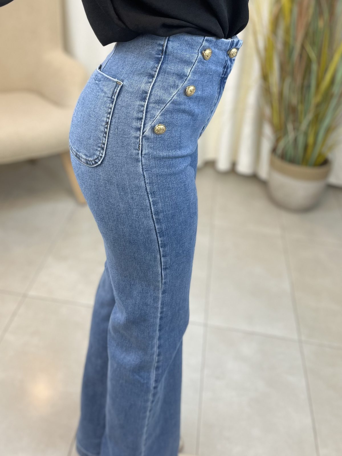 Jeans Straight 6122 Denim - Imagen 4