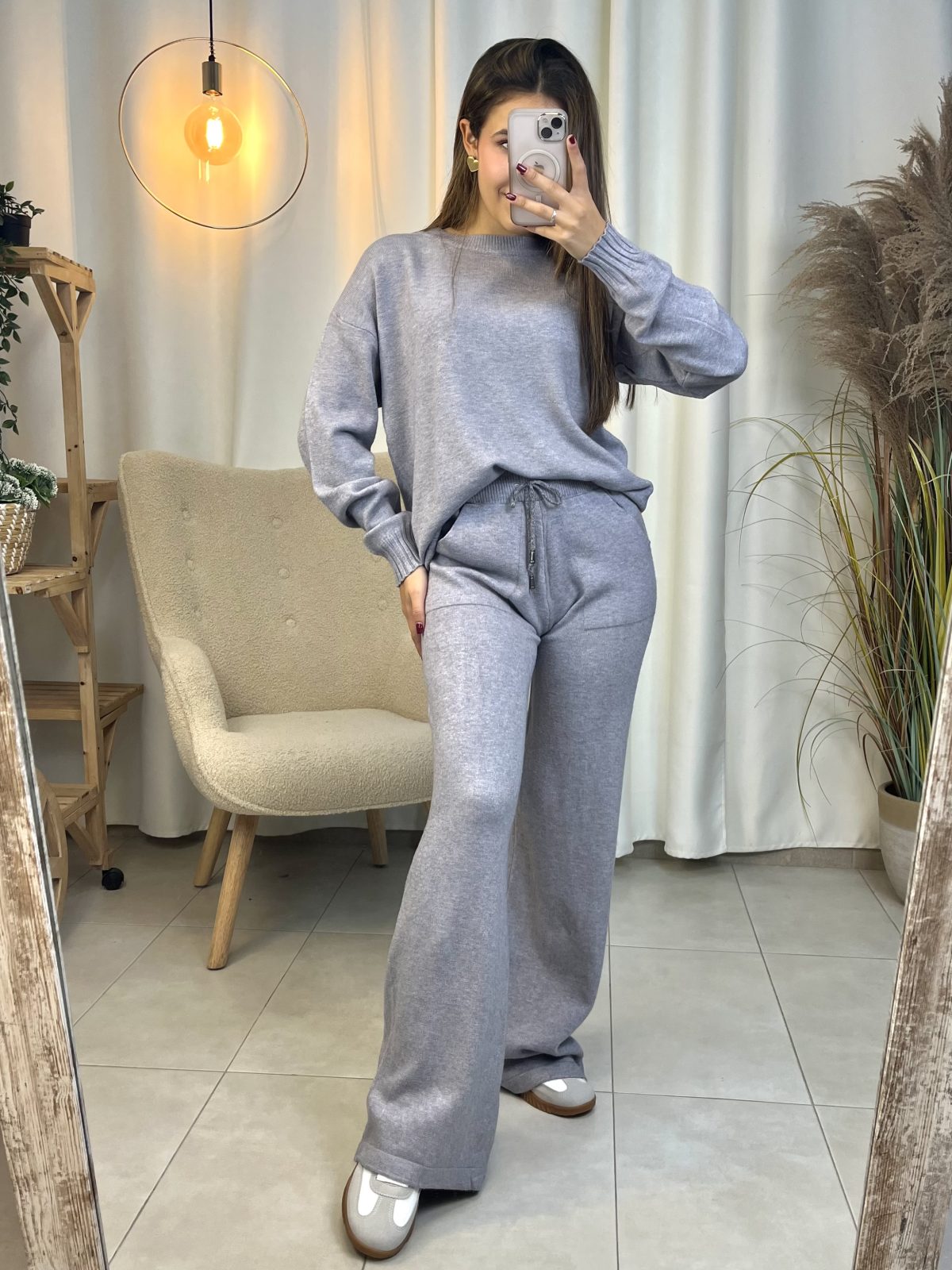 Conjunto Corinto Gris