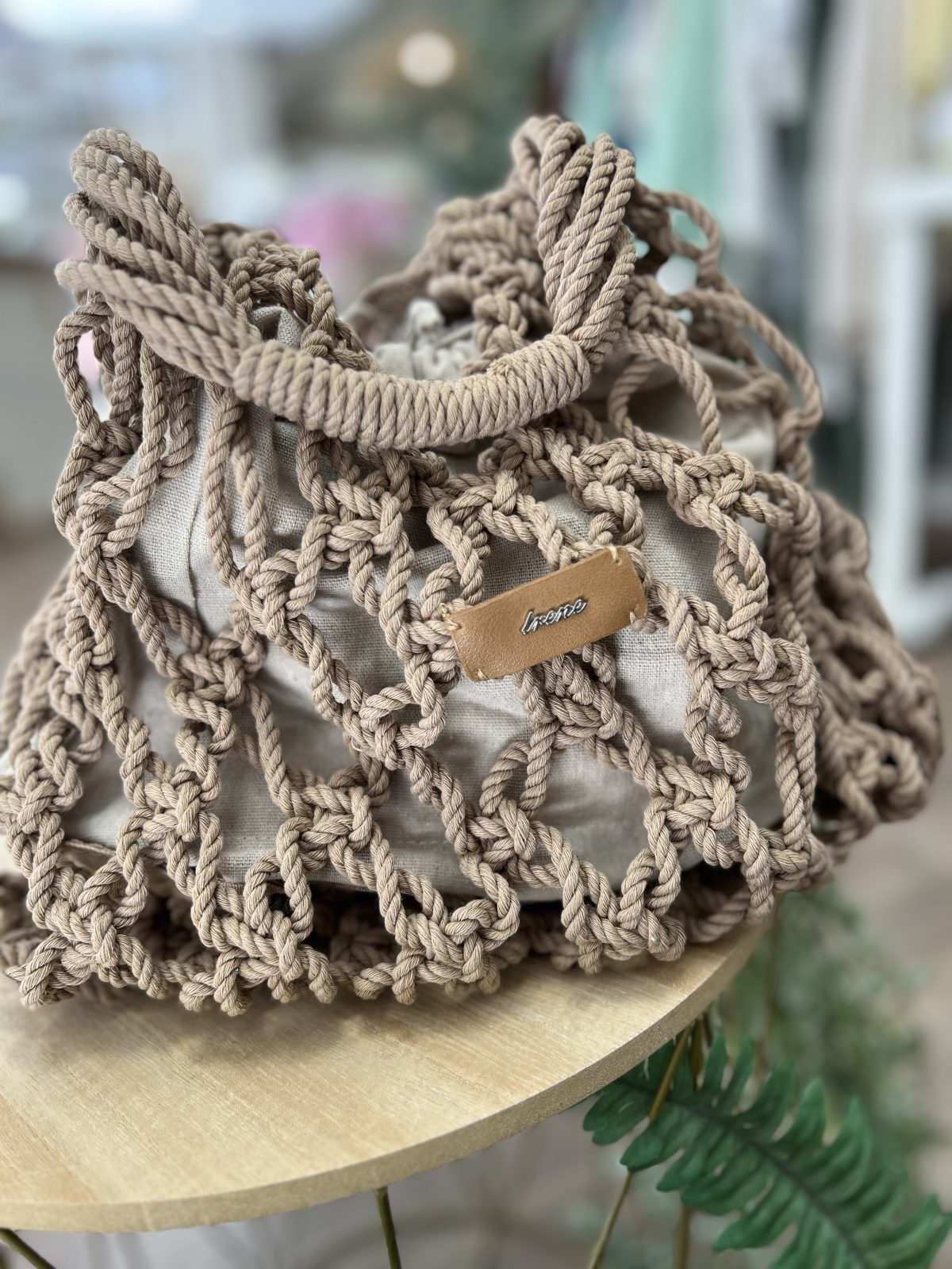Bolso Saco Macramé - Imagen 4