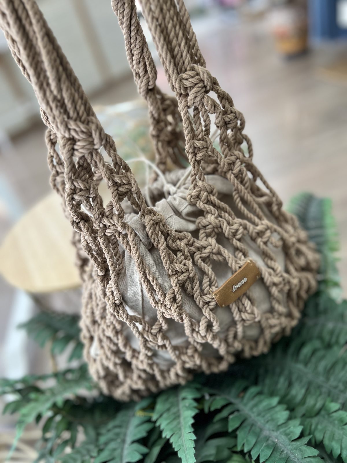 Bolso Saco Macramé - Imagen 3