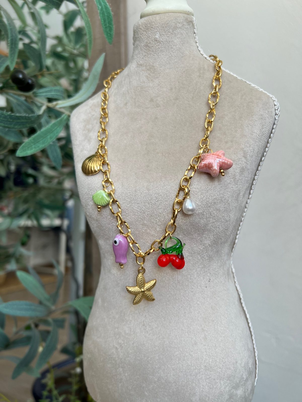 Collar Happy Cerezas
