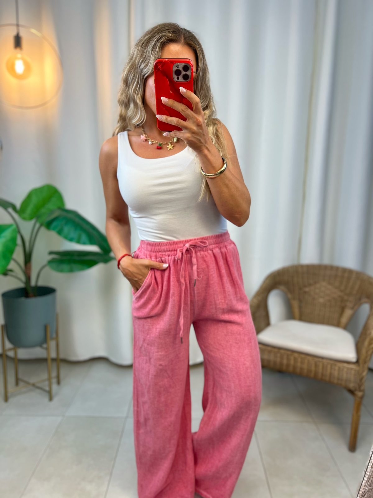Pantalón Algodón Fresa - Imagen 3