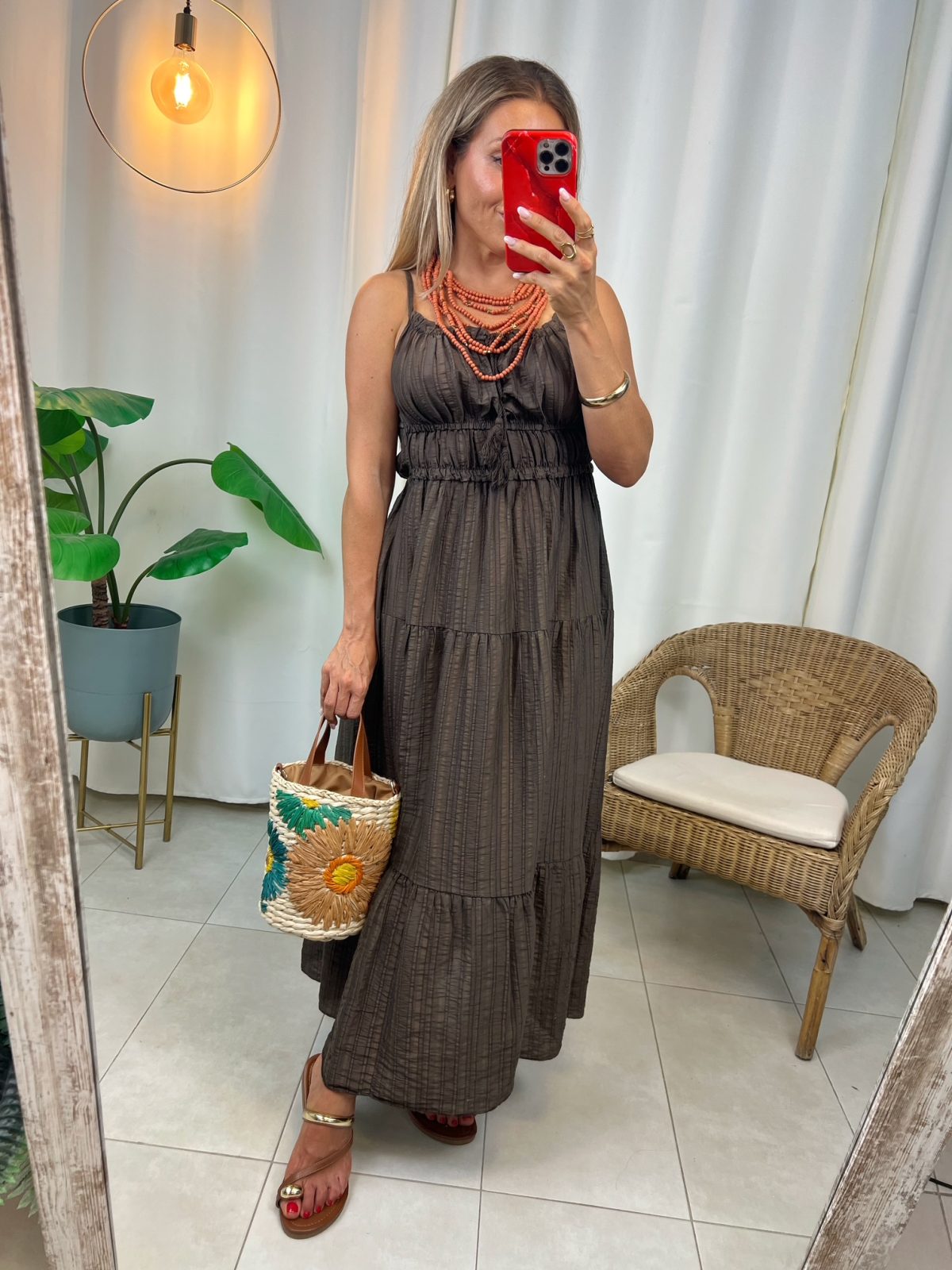 Vestido Marrakech Marrón