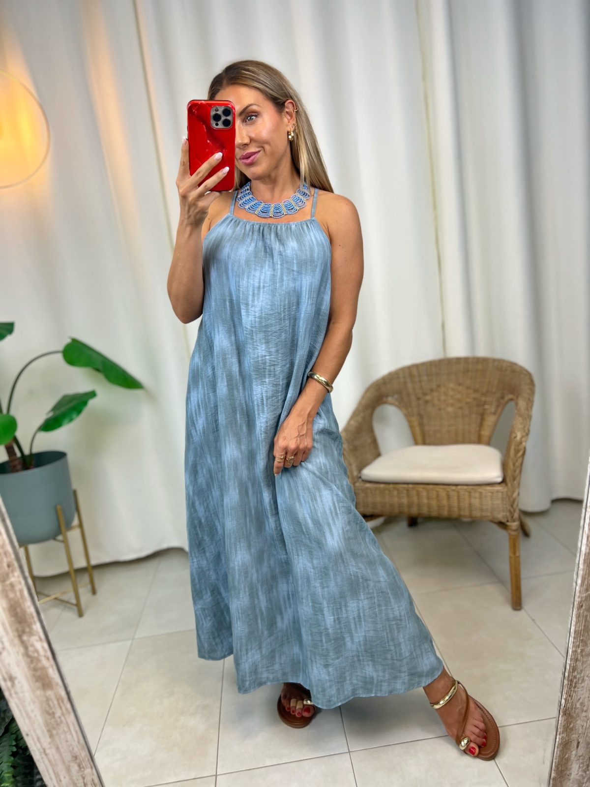 Vestido Corinna Azul