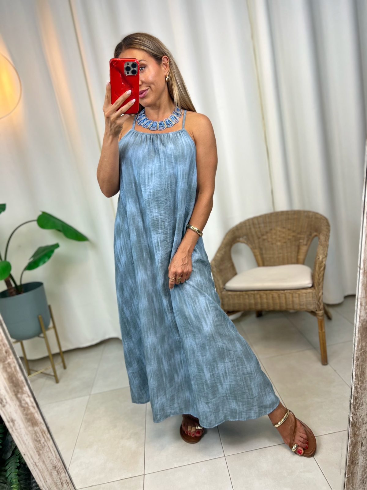 Vestido Corinna Azul - Imagen 3