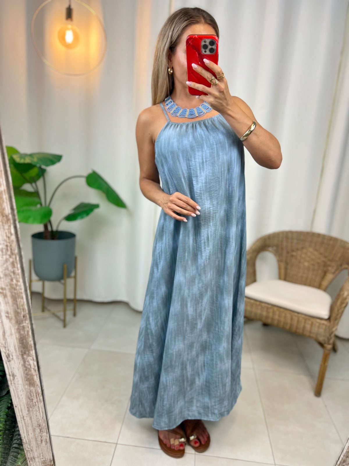 Vestido Corinna Azul - Imagen 4