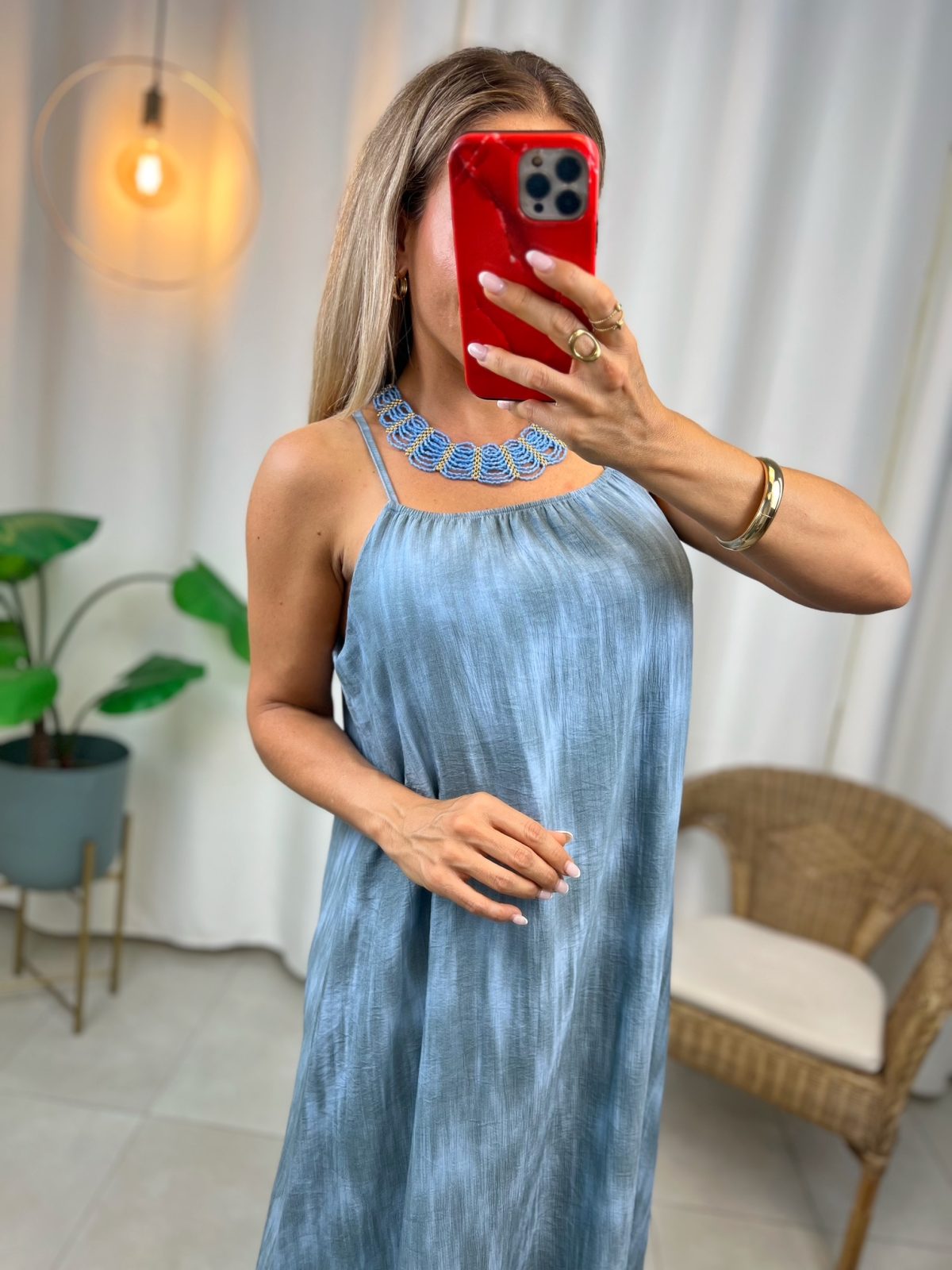 Vestido Corinna Azul - Imagen 5