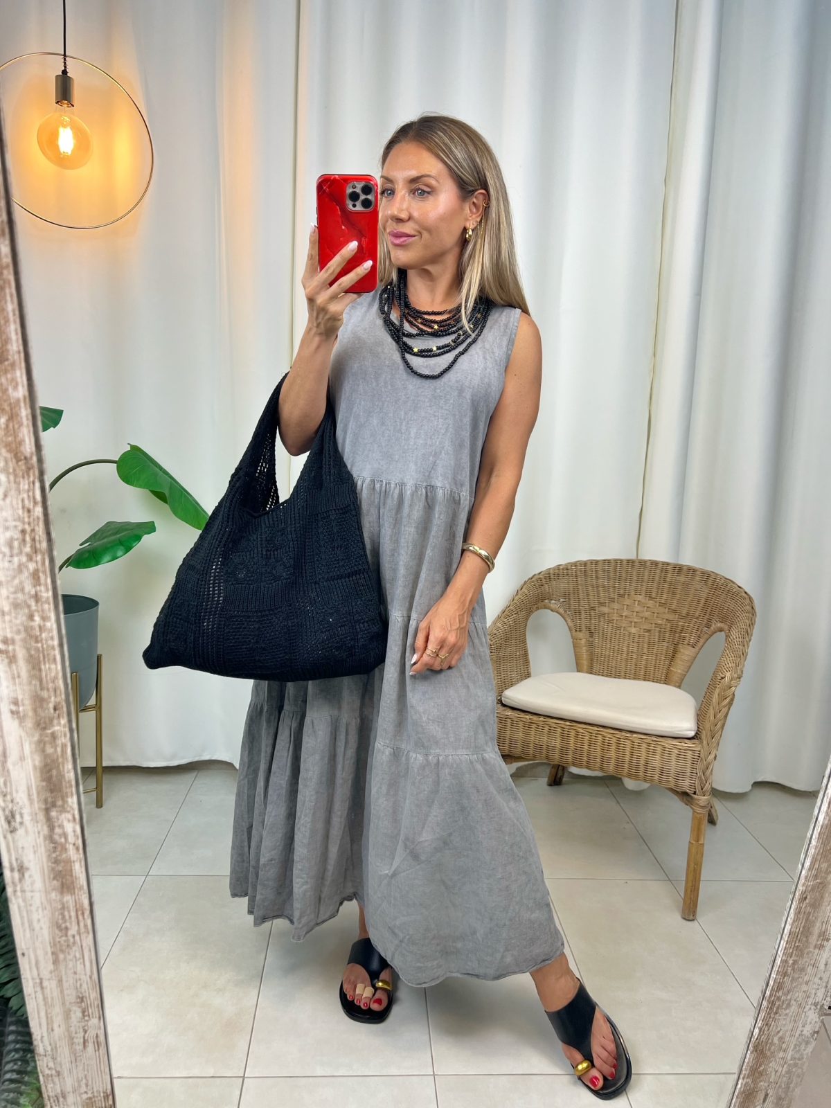 Vestido Helen Gris - Imagen 2