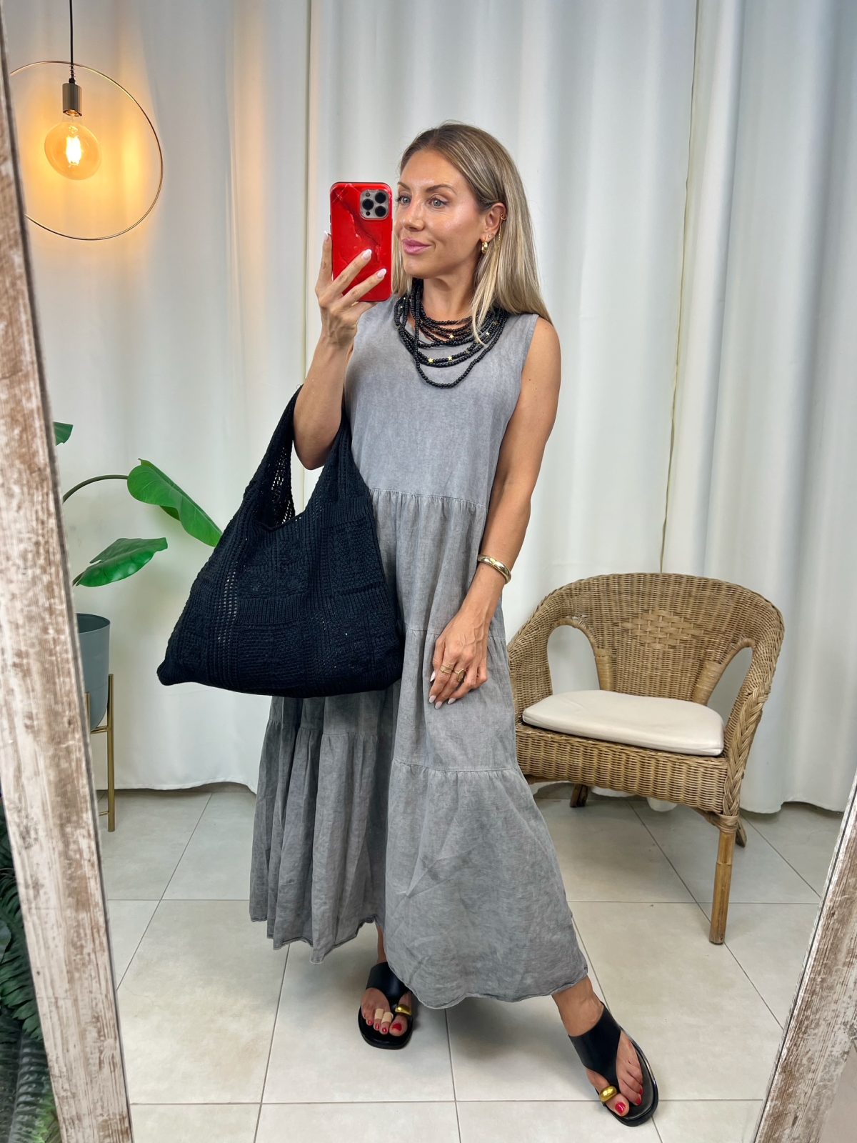 Vestido Helen Gris - Imagen 3