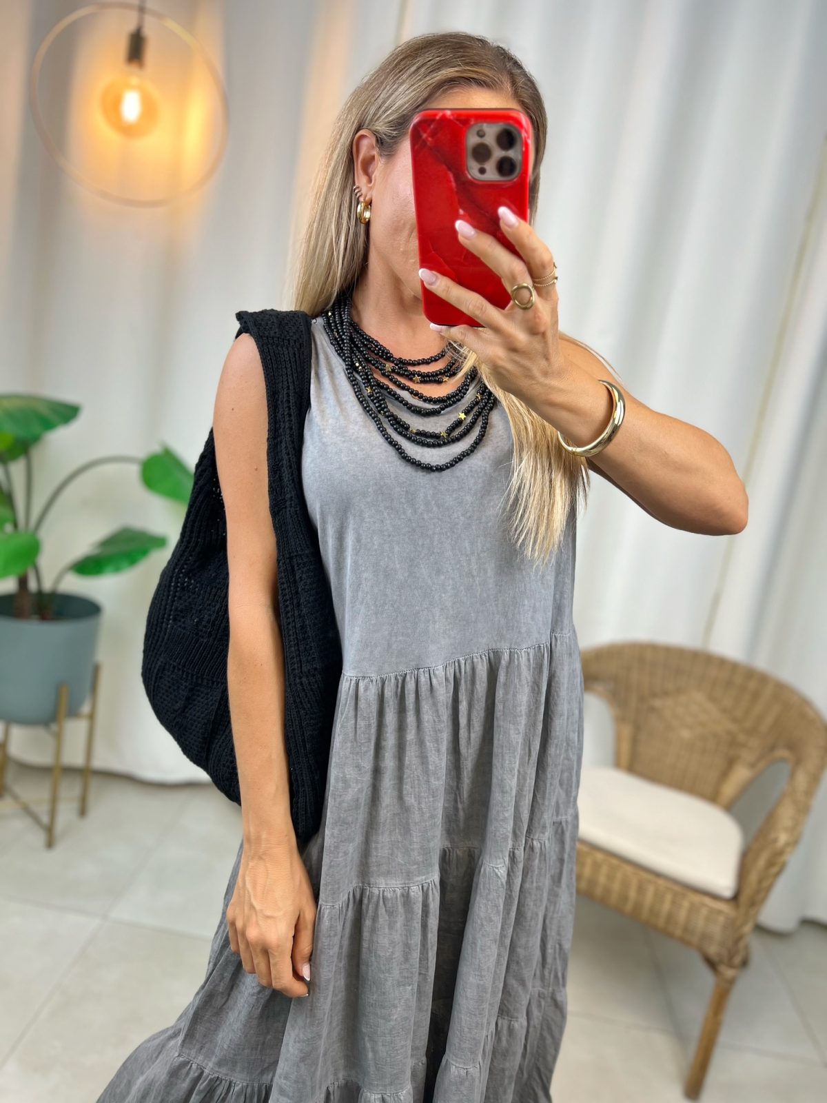 Vestido Helen Gris - Imagen 5
