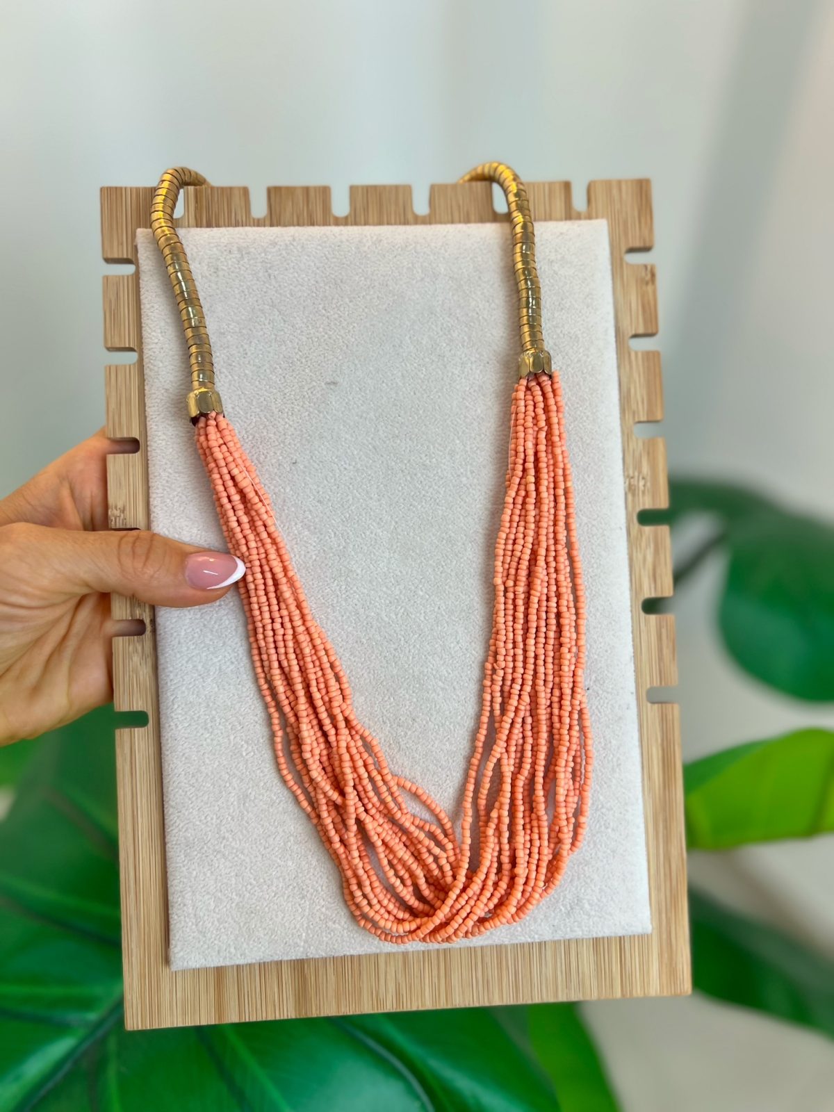 Collar Massai Coral