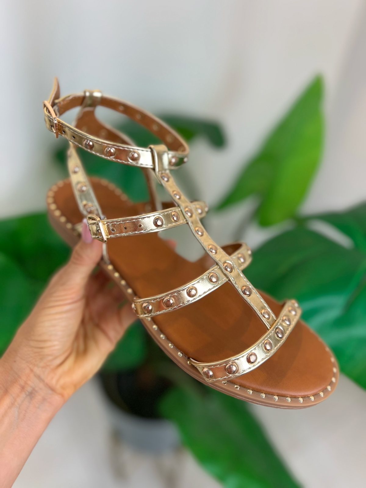 Sandalia Roma Dorado