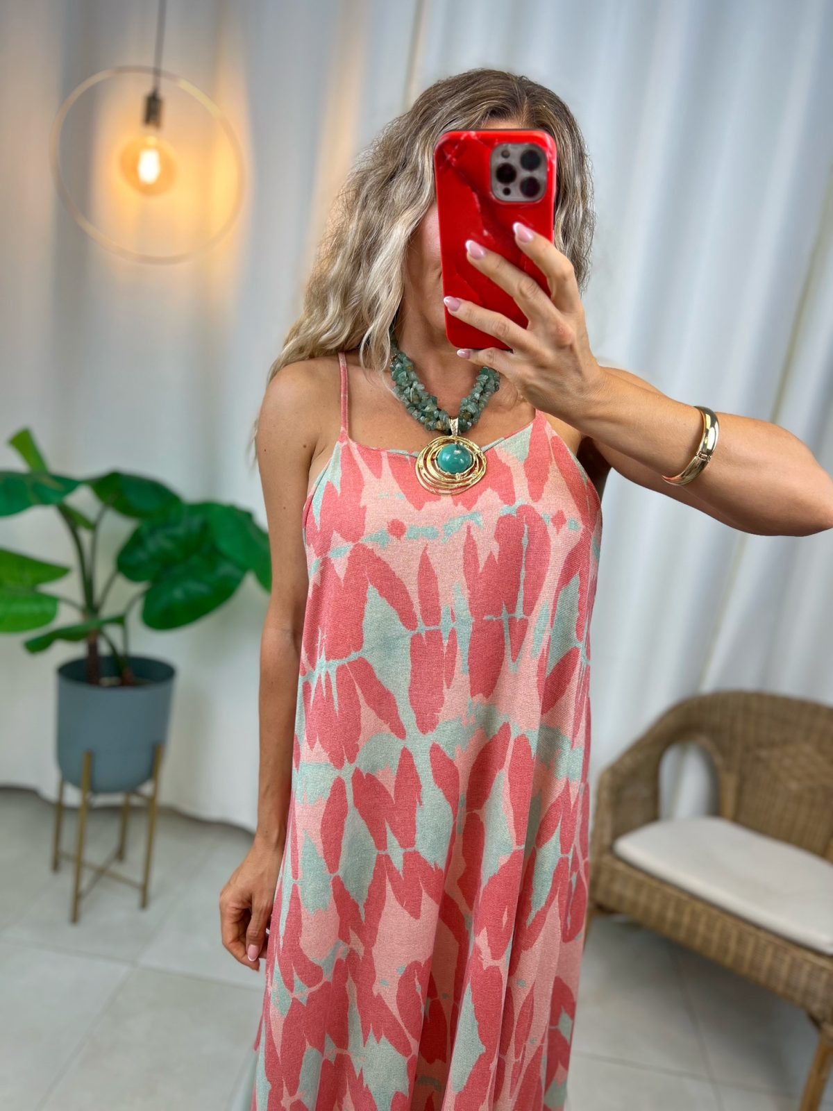 Vestido Papaya Coral - Imagen 4