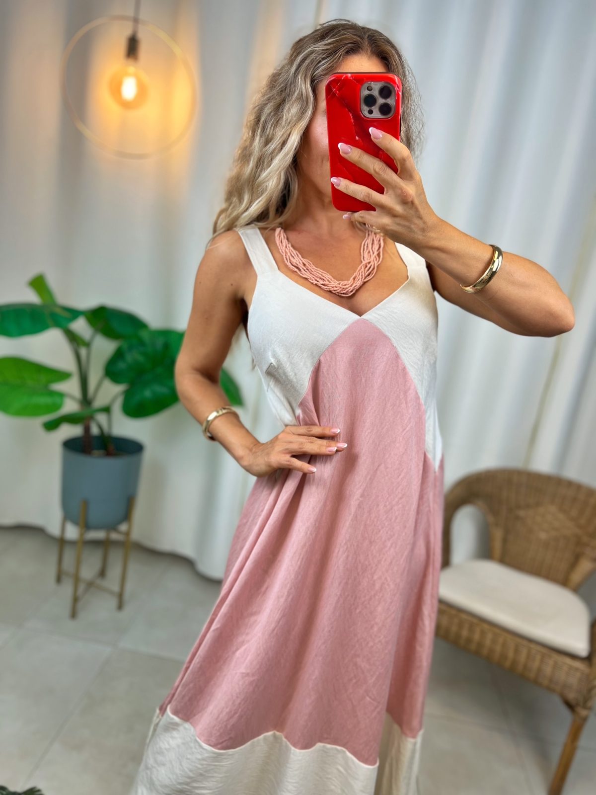 Vestido Atlanta Rosa - Imagen 4
