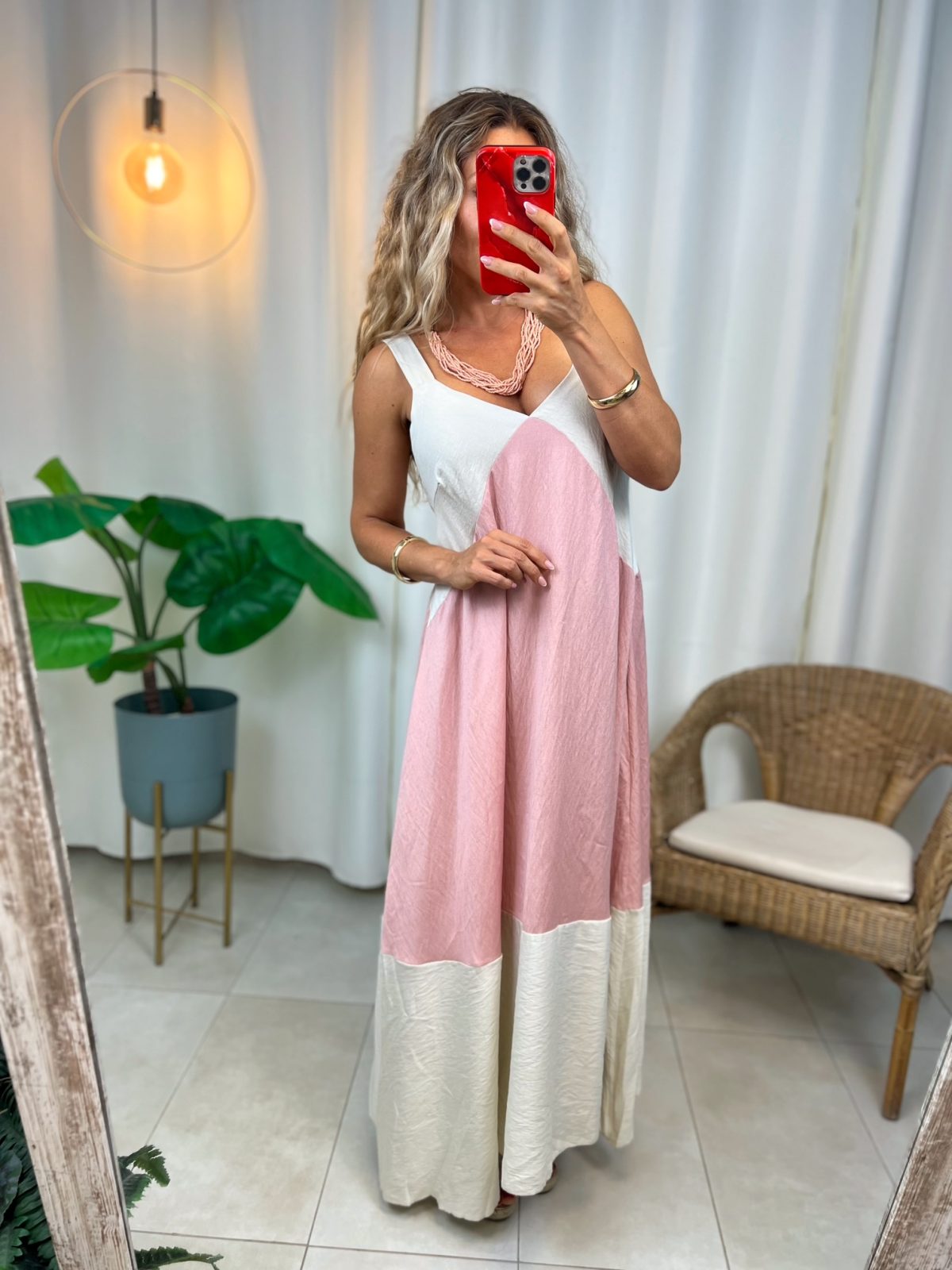 Vestido Atlanta Rosa