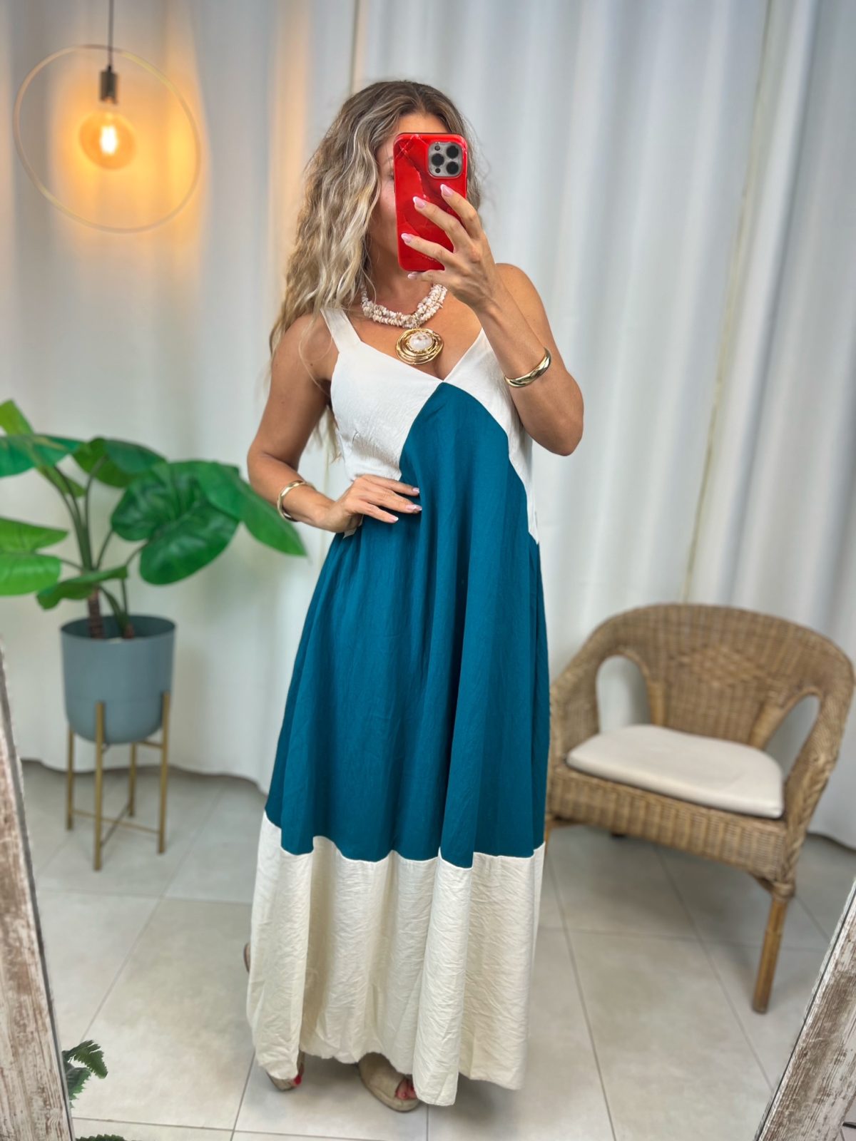 Vestido Atlanta Turquesa - Imagen 5