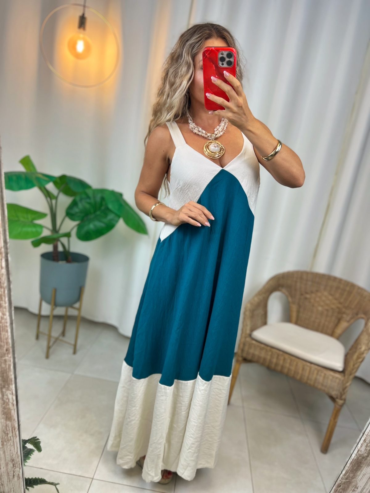 Vestido Atlanta Turquesa