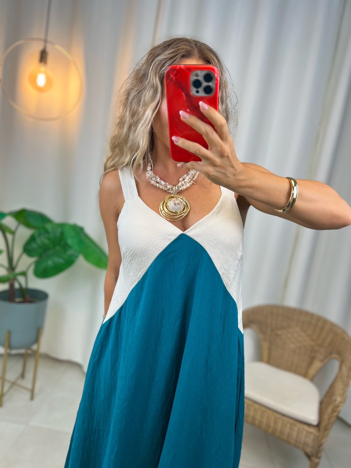 Vestido Atlanta Turquesa - Imagen 2