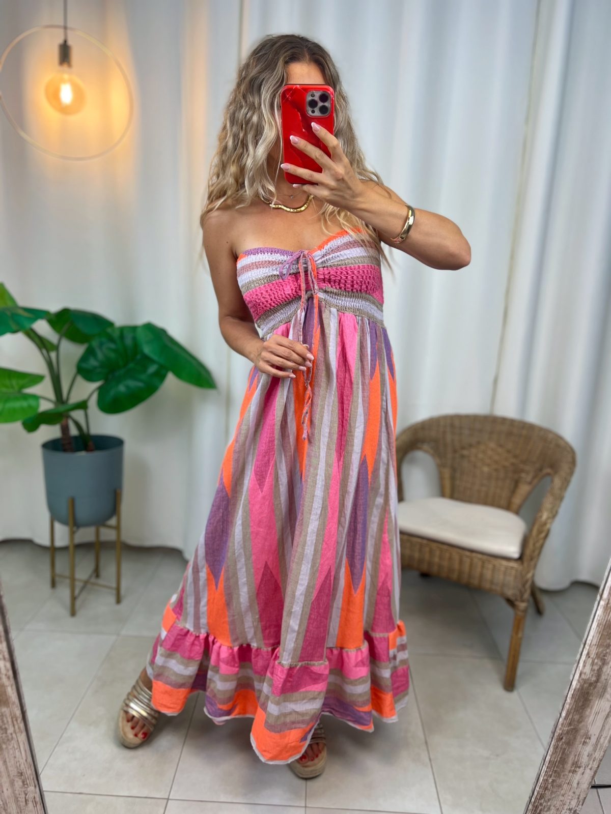 Vestido Índalo Rosa - Imagen 4