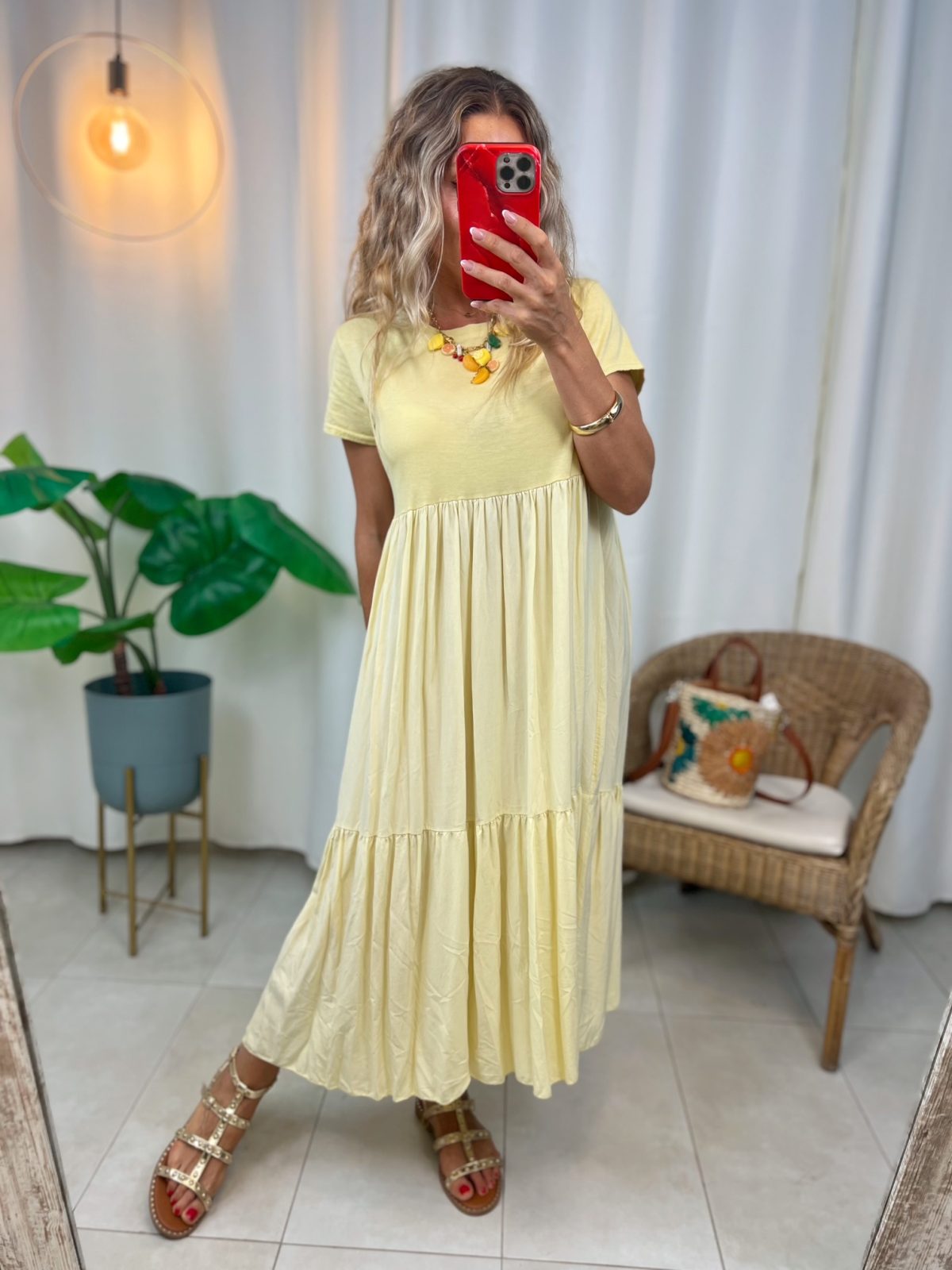 Vestido Ángel Amarillo - Imagen 2