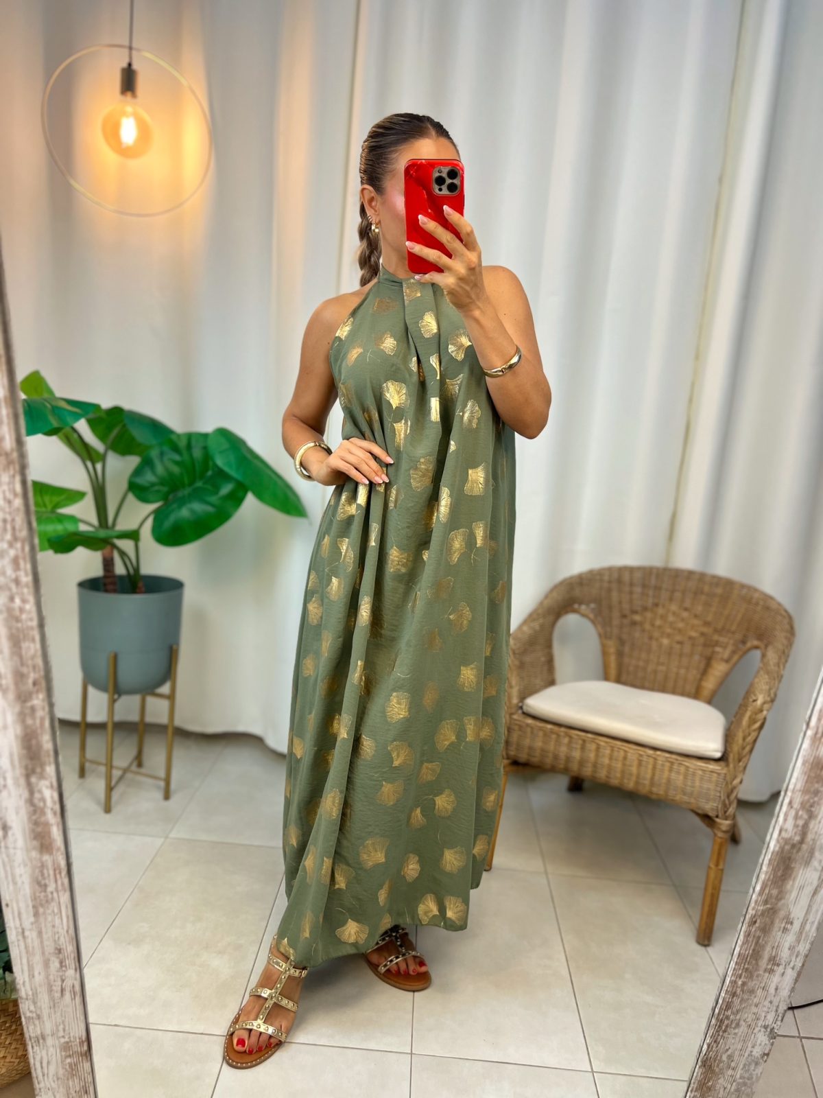 Vestido Ginkgo Verde