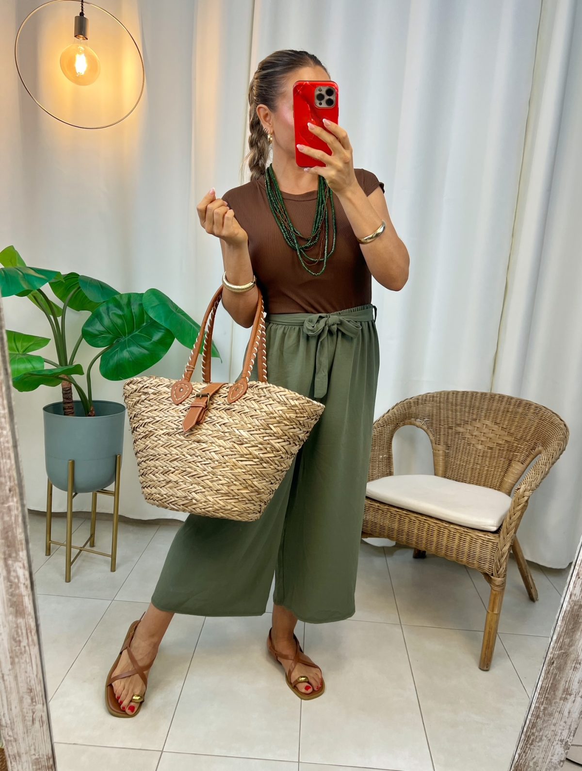 Culotte Mariola Verde Safari - Imagen 4
