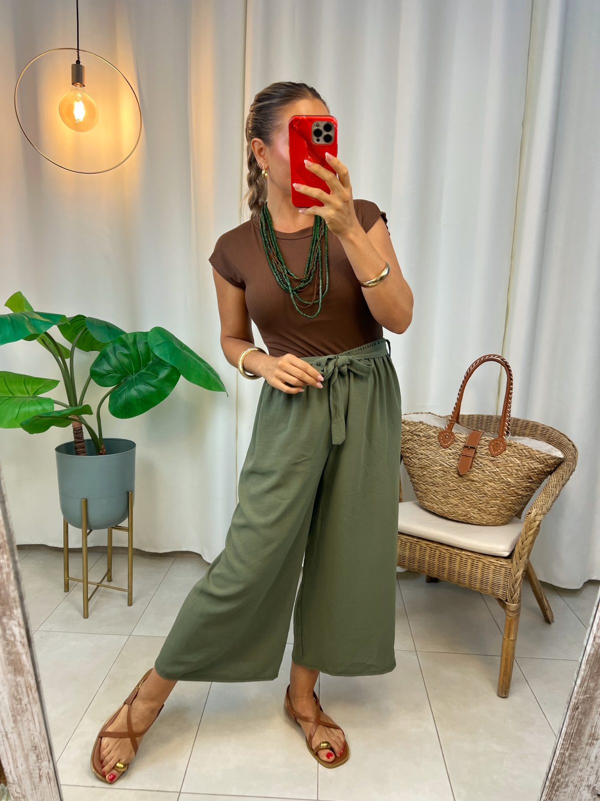 Culotte Mariola Verde Safari