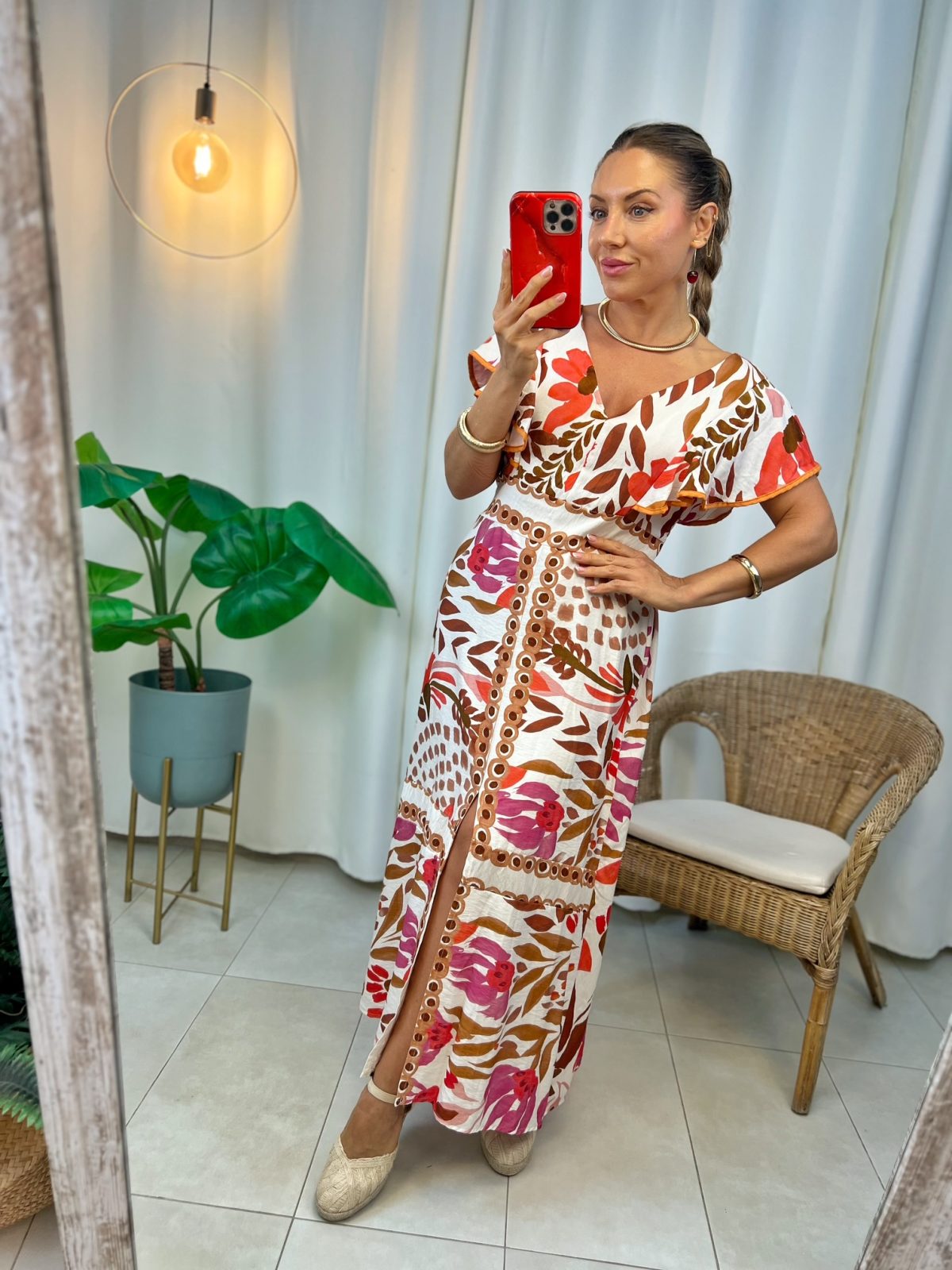 Vestido Copacabana Coral - Imagen 3
