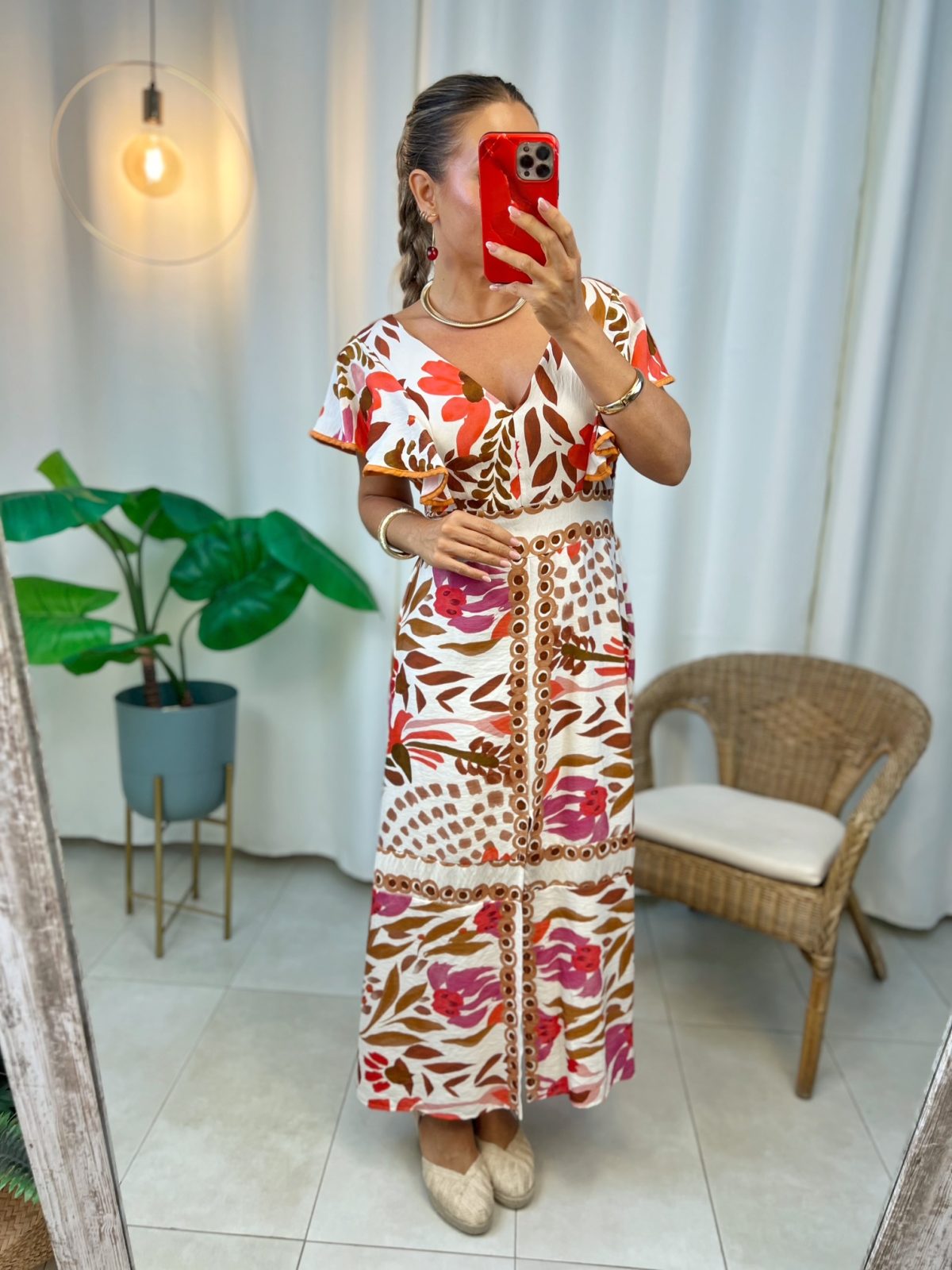 Vestido Copacabana Coral - Imagen 4