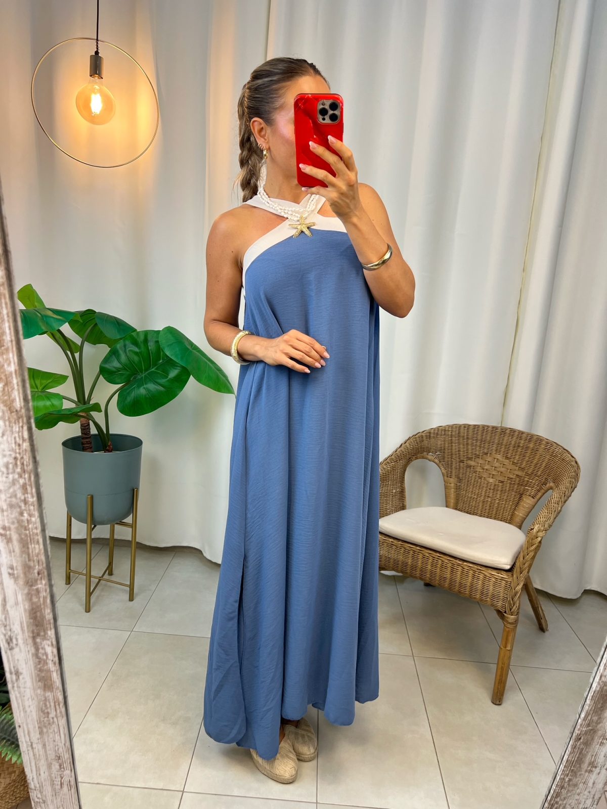 Vestido Limoncello Azul