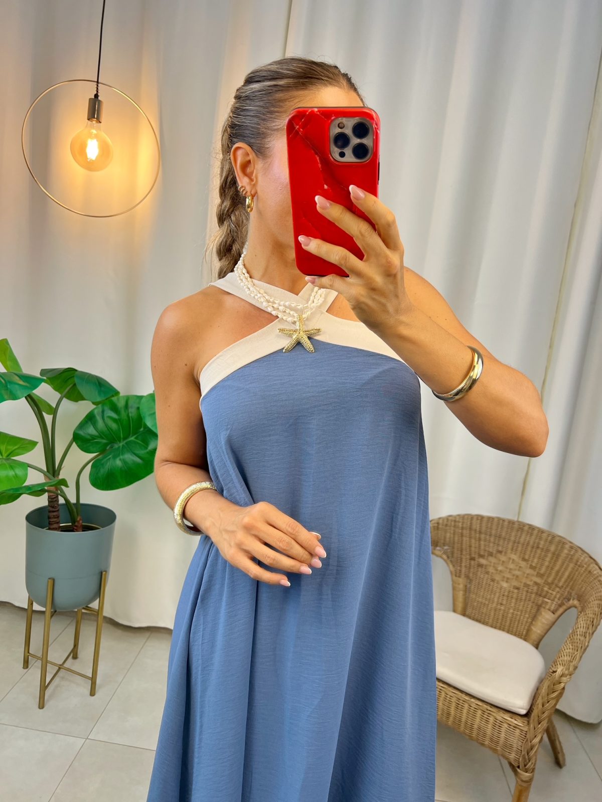 Vestido Limoncello Azul - Imagen 4