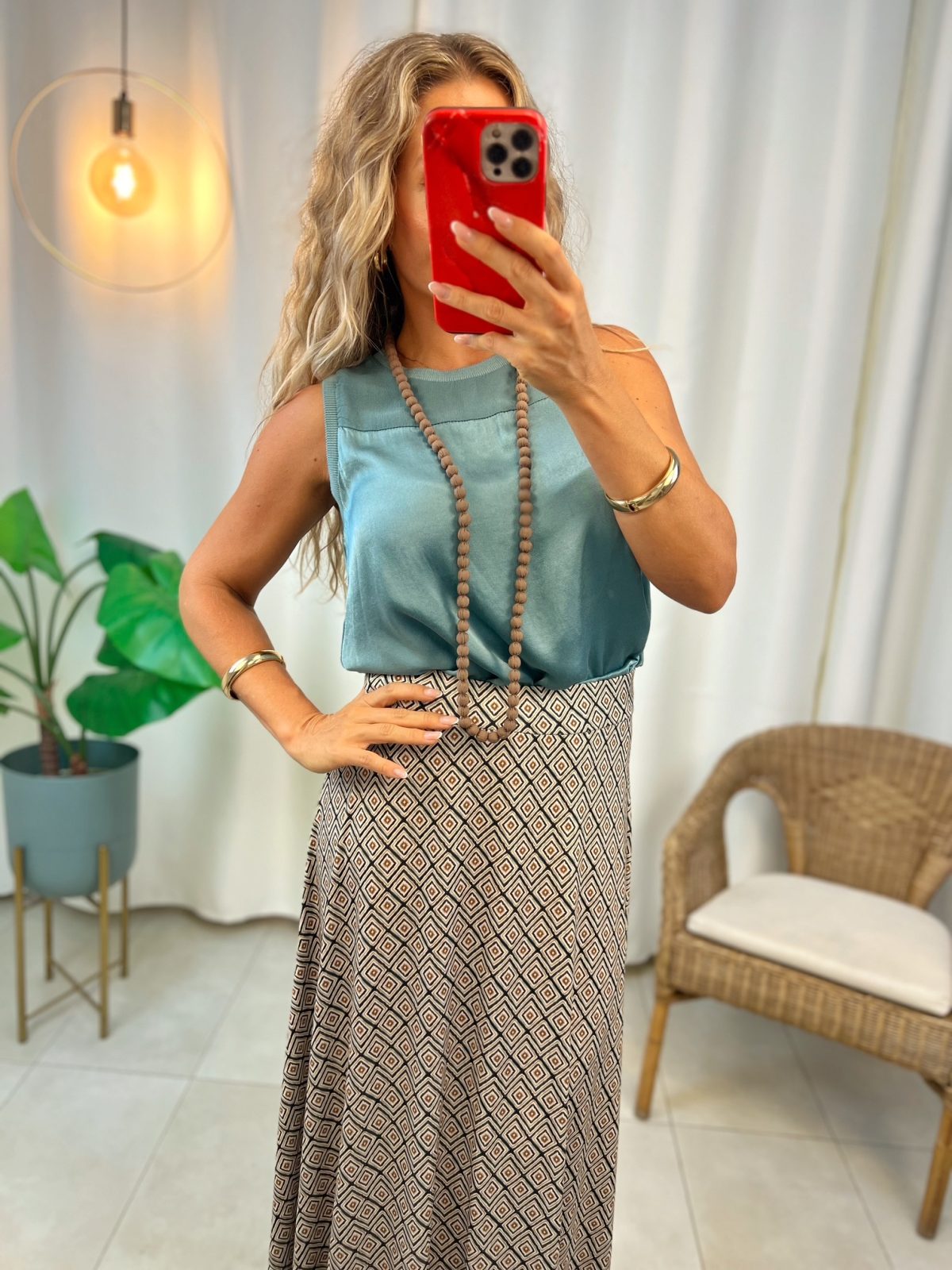 Blusa Celia Aguamarina - Imagen 4