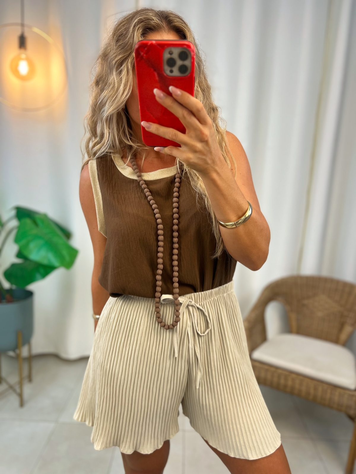 Blusa Olivia Marrón