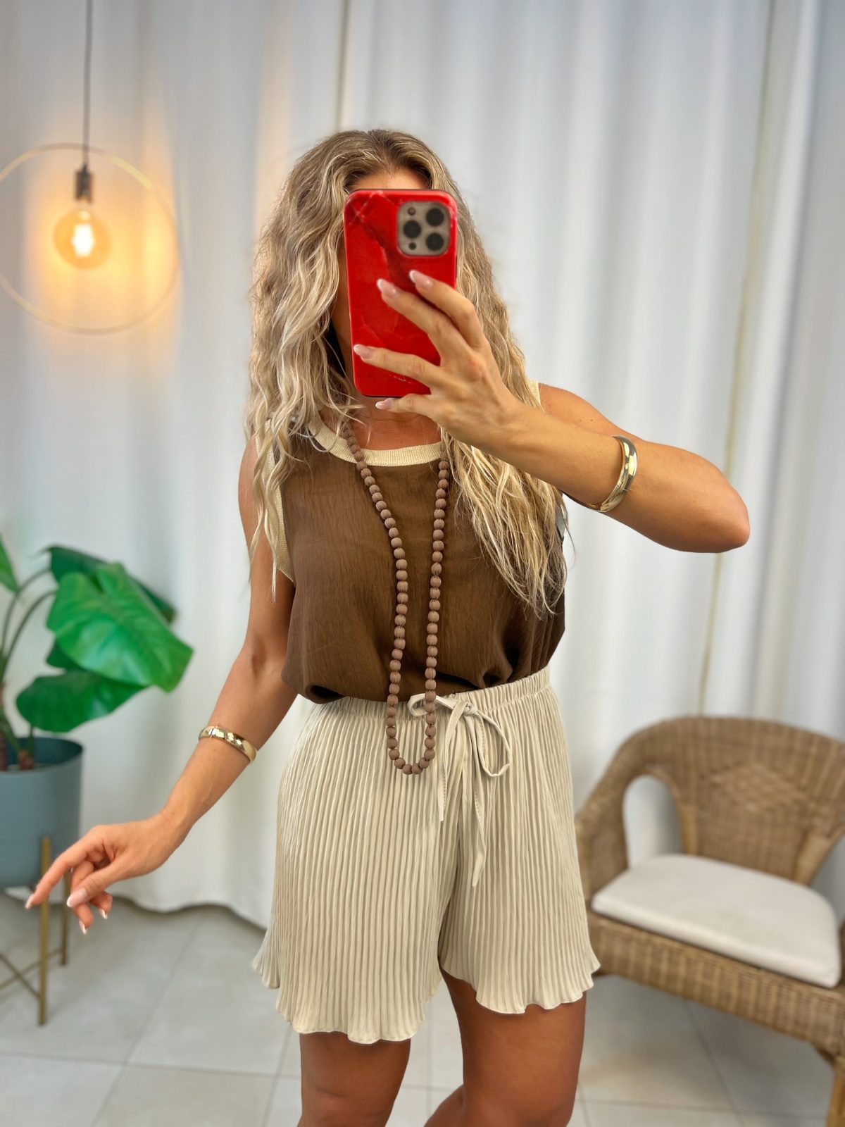 Blusa Olivia Marrón - Imagen 3