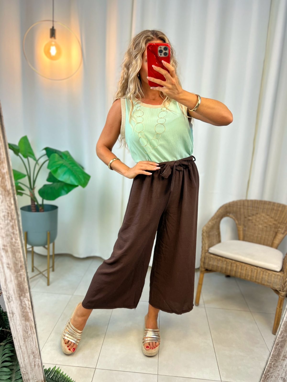 Blusa Olivia Verde Agua - Imagen 4