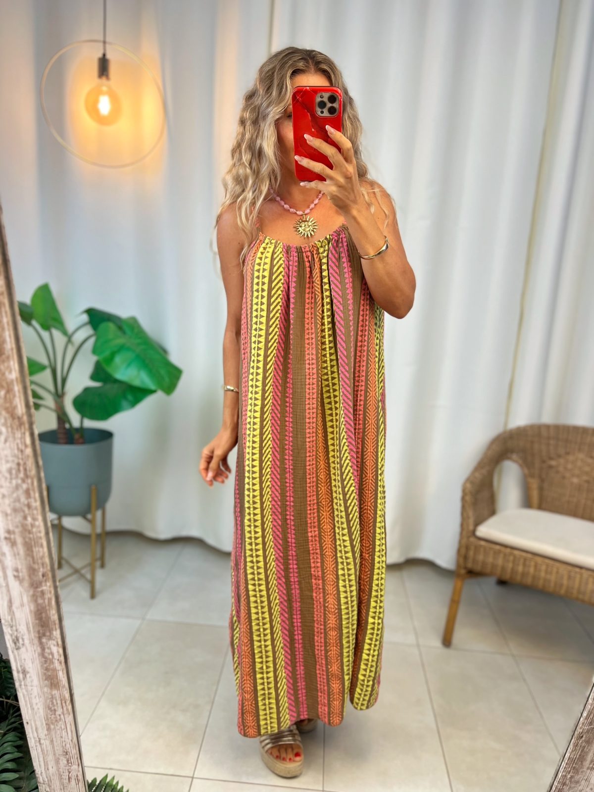 Vestido Azteca Marrón