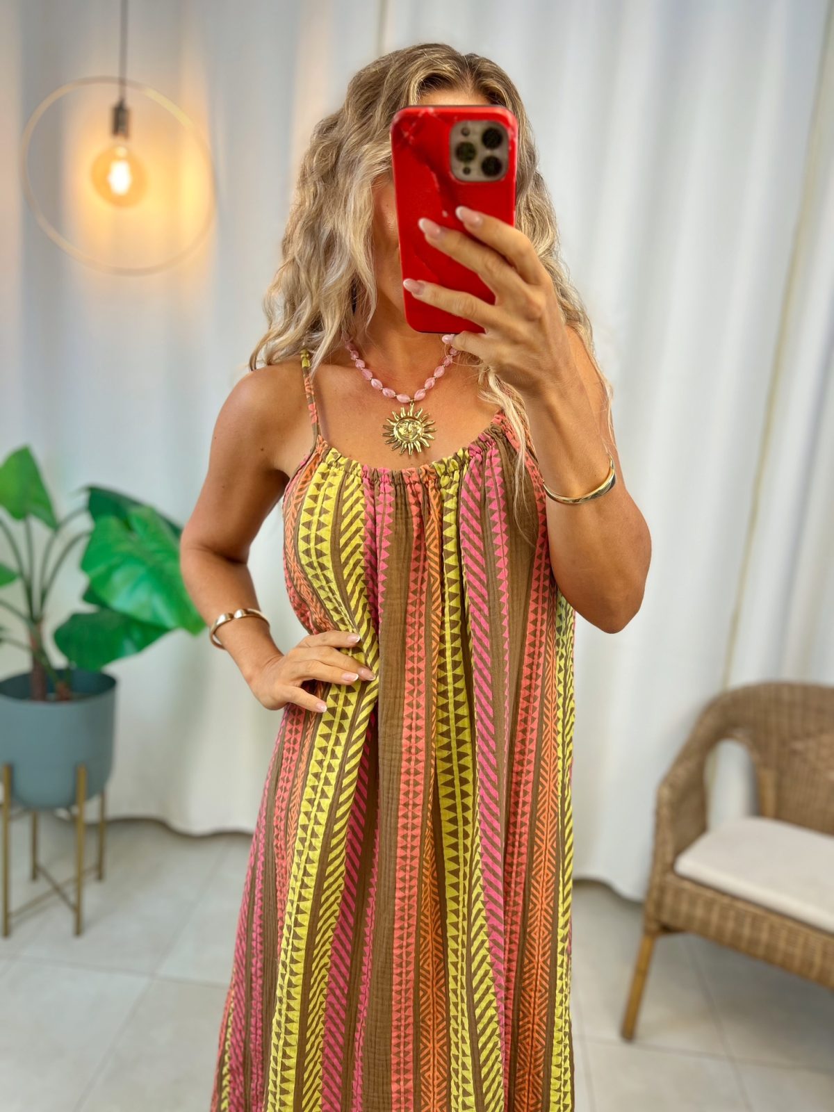 Vestido Azteca Marrón - Imagen 5