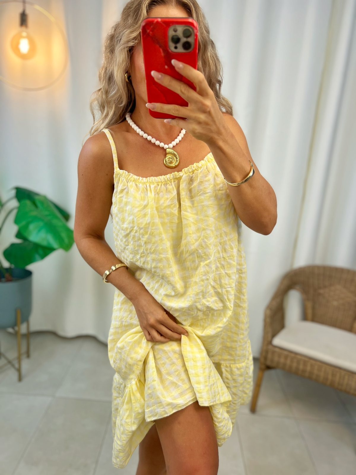 Vestido Priscila Amarillo - Imagen 4